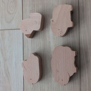 Kiwi co animal stackable wooden toys (Set Of 4)